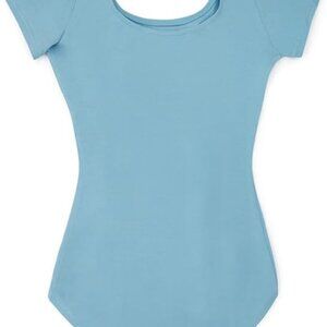 Capezio Women's Classic Short Sleeve Leotard Light Blue - Small
